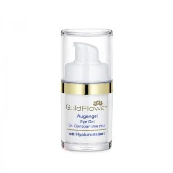 Goldflower Augengel mit Hyaluronsäure für die empfindliche Augenpartie